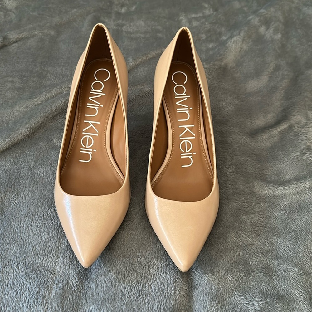 Calvin Klein Nude Heels